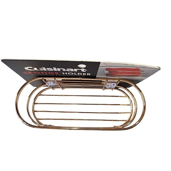 Cuisinart Sponge Basket Suction Cup Mount Kitchen Sink Tool Rack Chrome … - Picture 10 of 10